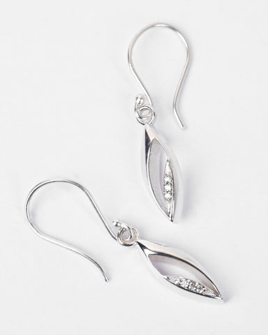 Abstract Leaf Earring